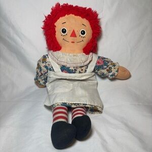 Vintage Rag Doll with Red Hair